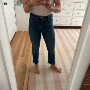 MOTHER The Hustler Ankle Fray